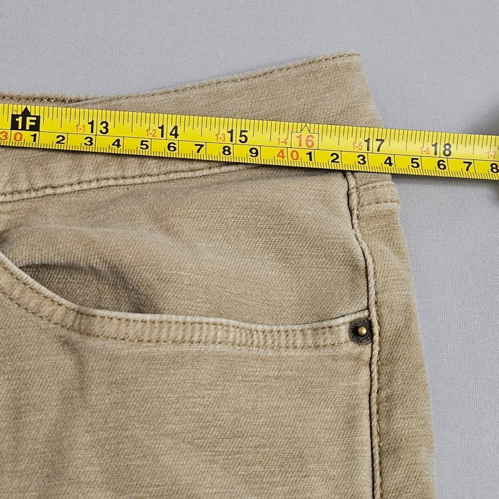 U.S. Polo Assn Tan Slim Straight Jeans W34 L32 Neutral Clean Preppy Core Classic - Picture 8 of 11